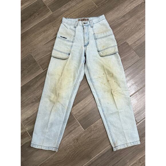 Vintage 90s y2k Light Wash JNCO Jeans - Picture 1 of 8